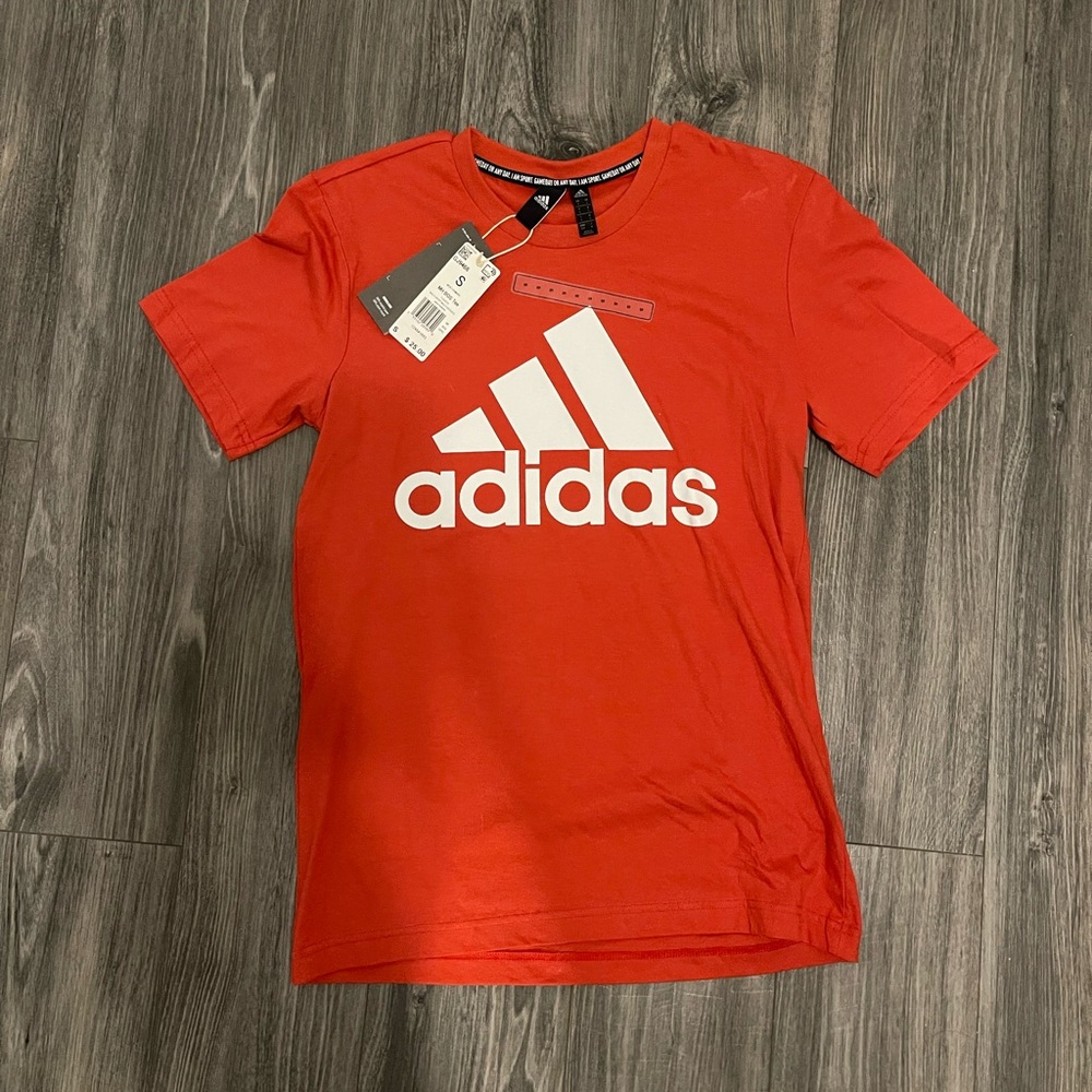 Red Men’s Adidas Tee
